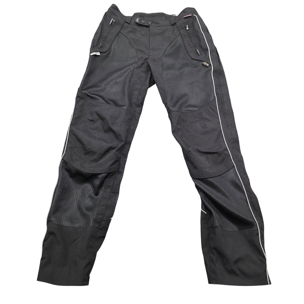 Olympia Moto Sports Airglide Mesh Motorcycle Pants Black Cordura Size 34